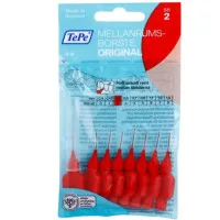 Йоржики TePe "2" 0.5 mm, червоні, 8 штук